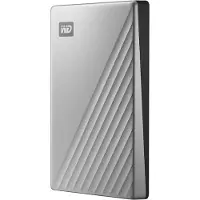 Western Digital WD My Passport Ultra WDBC3C0010BSL - Harddisk - krypteret - 1 TB - ekstern (bærbar) - USB 3.0 (USB-C stikforbindelse) - 256-bit AES - sølv