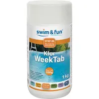 Swim & Fun Klor Week Tab 200 g 1kg