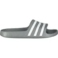 Adidas Pantoletter 'Adilette Aqua' grafit / hvid