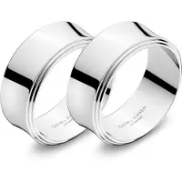 Georg Jensen Pyramide servietringe 2 stk