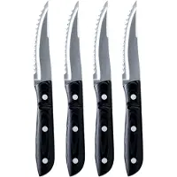 Gense Old Farmer Mikarta XL grillkniv 4 stk, sort
