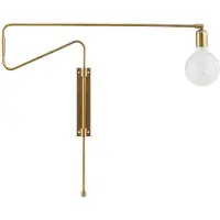 House Doctor Swing væglampe messing stor, 70 cm