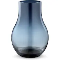 Georg Jensen Cafu glasvase blå Lille, 21,6 cm