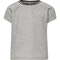 Hummel T-shirt - HMLDemi - Gråmeleret m. Glimmer - - 1 år (80) - T-Shirt
