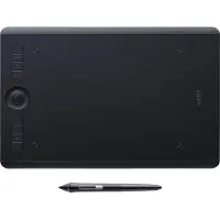 Wacom Intuos Pro Medium - Digitizer - 22.4 x 14.8 cm - multi-touch - elektromagnetisk - trådløs, kabling - USB, Bluetooth - sort South europa