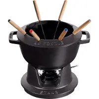 Staub fonduesæt 2,35 l Sort
