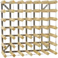 The Swedish Wine Rack Factory vinstativ 42 flasker udbyggbart Lys eg