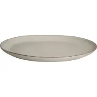 Broste Copenhagen Nordic Sand ovalt fad 26,5 x 35,5 cm