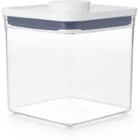 Oxo 11233600, Universal beholder, 2,6 L, Transparent, Aftageligt låg, Firkant, 160 mm