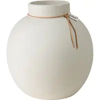 ERNST vase stentøj hvid 22 cm