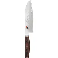Miyabi Santoku kokkekniv, stål, 180 mm, sølv / braun, 34074-181-0
