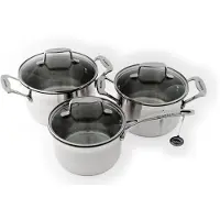 Scanpan 1,8 l - 2,5 l - 3,2 l grydesæt - Impact