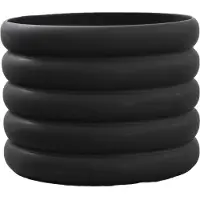 DBKD Mud krukke sort Stor, Ø 20 cm