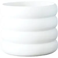 DBKD Mud krukke hvid Mellem, Ø 14 cm