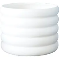 DBKD Mud krukke hvid Stor, Ø 20 cm