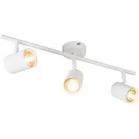 QAZQA Moderne justerbar spotlight hvid - Jeana 3