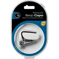 G7Th Newport Low Profile Ukulele/Banjo Capo Silver