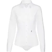 Seidensticker Shirtbody sort / hvid