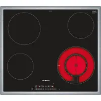 Siemens iQ300 ET645FFN1E, Sort, Indbygget, 60 cm, Keramisk, 4 zone(s), 4 zone(s)