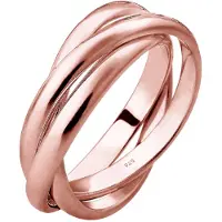 Elli Ring 'Trio' rosa guld