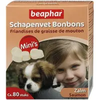 Beaphar fårefedt med laks mini bonbons til hunde