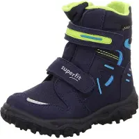 Superfit Snowboots 'Husky' blå / neongrøn