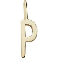 Design Letters Vedhæng Til Halskæde - P - 18 K Guldbelagt - - OneSize - Smykker