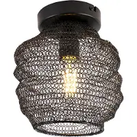 QAZQA Oriental loftslampe sort - Nidum Bene