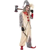 Atosa Blodigt Harlekin-kostume