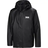Helly Hansen Moss regnjakke, junior, sort