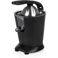Princess 201853 Saftpresser i rustfrit stål - Sort - Rustfrit stål - 1,1 m - Rustfrit stål - 120 rpm - 160 W - 220 - 240 V (201853)