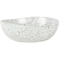 Olsson & Jensen Poppi suppe-/pastatallerken hvid-sort