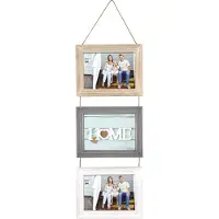 Zep LAVIGNY, MDF, Træ, Beige, Grå, Hvid, Multi billedramme, Væg, 10 x 15 cm, Rektangulær