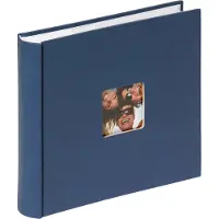 Walther design Design Gmbhco Nuotraukų Albumas - ME-110-L Fun 200 Nuotraukų 10x15 cm Balti Puslapiai Mėlyna