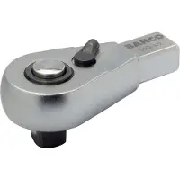 Bahco Interchangeable Pear Head With Quick Release And Rectangular Connector Skralde