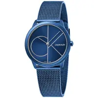 Calvin Klein CK Dameur K3M52T5N Minimal Blå/Stål Ø35 mm