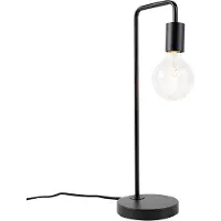 QAZQA Moderne sort bordlampe - Facil