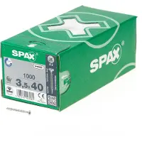 Spax Wirox Z2 3.5x40 Mm Forsænket Skrue Med Krydskærv 1000 Enheder