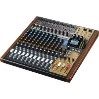 Tascam MODEL 16, 16 kanaler, Bluetooth, 40 W, Sort, Guld, Træ