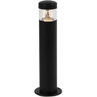 QAZQA Moderne udendørslampe sort 40 cm IP44 inkl. LED - Roxy