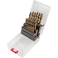 Verto HSS-G metalbor, 1,0-13,0 mm, sæt med 25 stk.