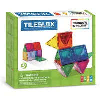 Usorteret Tileblox Rainbow 20 pcs set