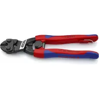 Knipex 71 32 200 T, Boltskærertang, 6 mm, Krom-vanadium-stål, Plast, Blå, Rød, 55 mm