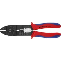 Knipex Crimptang bruneret med flerkomponent-håndtag 230 mm