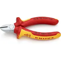 Knipex - Diagonale skæretænger - isoleret - 125 mm