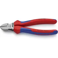 Knipex Skævbider sort atramenteret med flerkomponent-håndtag 160 mm