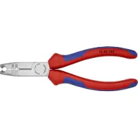 Knipex 13 42 165, 1,3 cm, Plast, Blå, Rød, 165 mm, 176 g