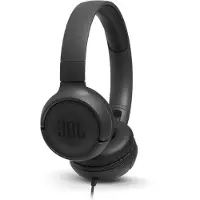 JBL TUNE 500 - Hovedtelefoner med mik. - på øret - kablet - 3,5 mm jackstik - sort