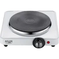Adler AD 6503, Hvid, Bordplade, Forseglet plade, emaljeret, 1 zone(s), 1 zone(s)