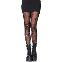 Leg avenue Pirate Booty skull net pantyho
